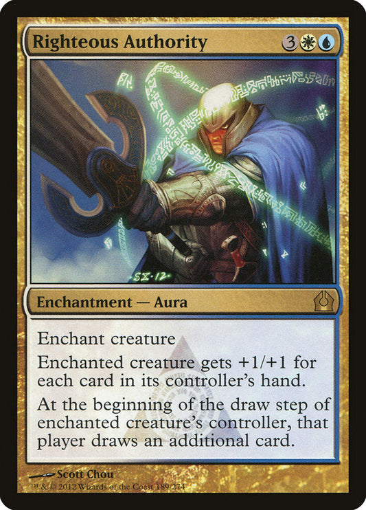 Righteous Authority [Return to Ravnica] [Foil]