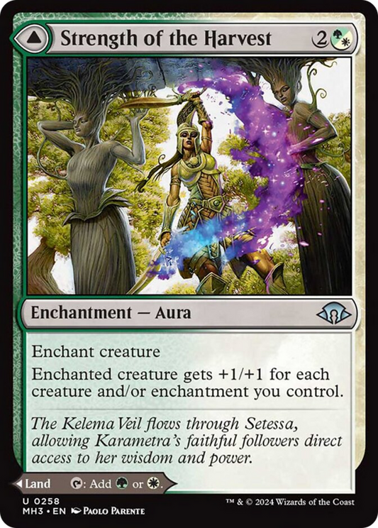 Strength of the Harvest // Haven of the Harvest [Modern Horizons 3] [Foil]