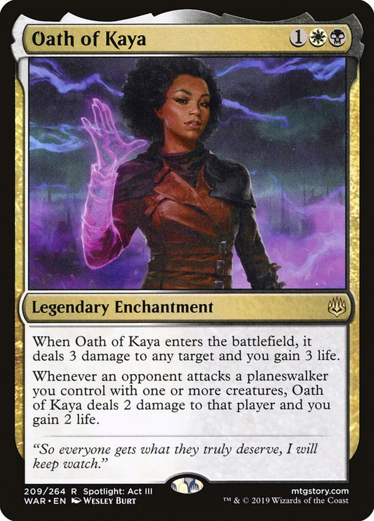 Oath of Kaya [War of the Spark] [Foil]