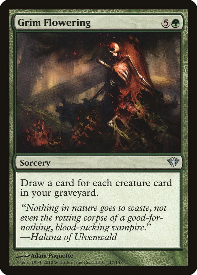 Grim Flowering [Dark Ascension] [Foil]
