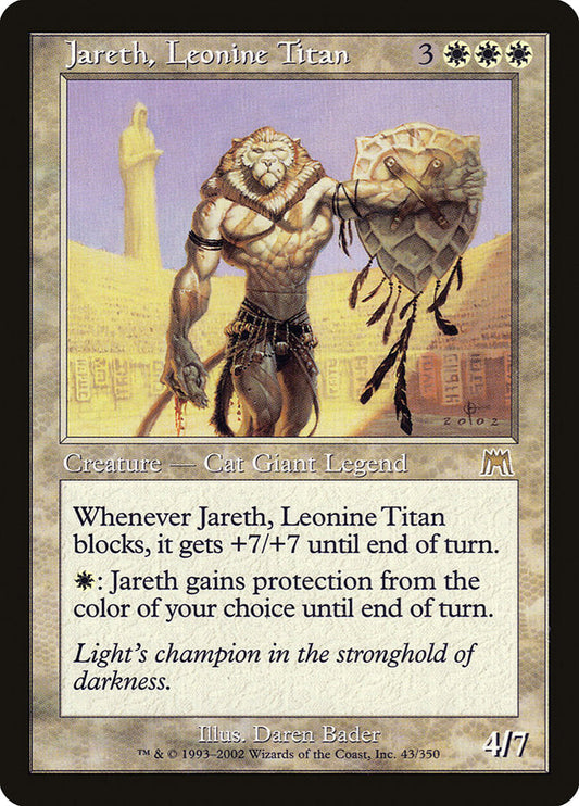 Jareth, Leonine Titan [Onslaught] [Foil]