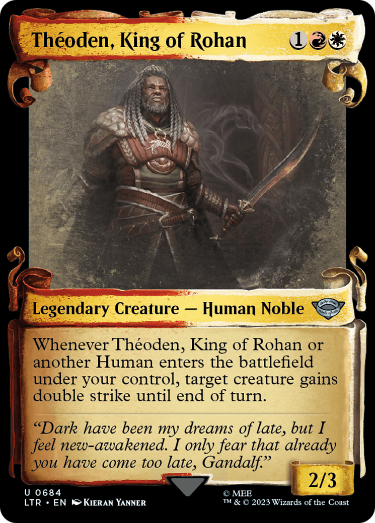 Theoden, King of Rohan [The Lord of the Rings: Tales of Middle-Earth Showcase Scrolls] [Foil]