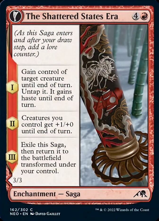 The Shattered States Era // Nameless Conqueror [Kamigawa: Neon Dynasty] [Foil]