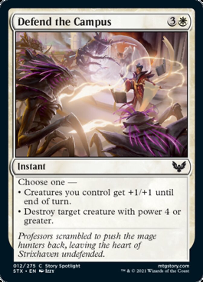 Defend the Campus [Strixhaven: School of Mages] [Foil]