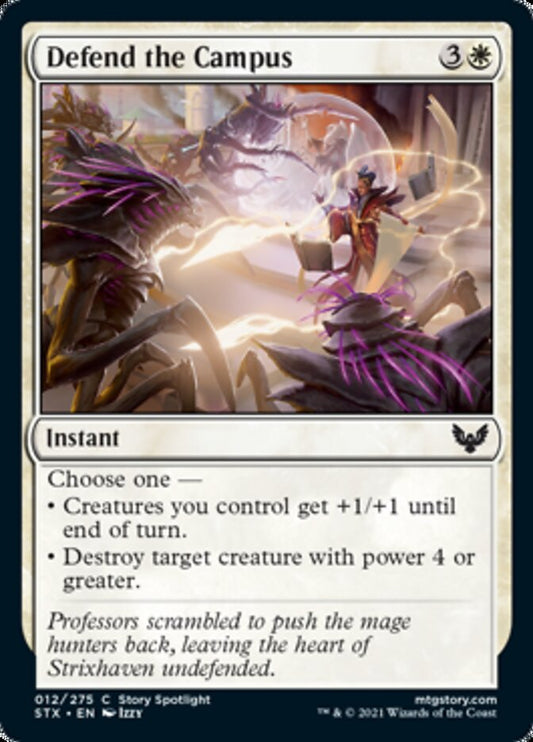 Defend the Campus [Strixhaven: School of Mages] [Foil]