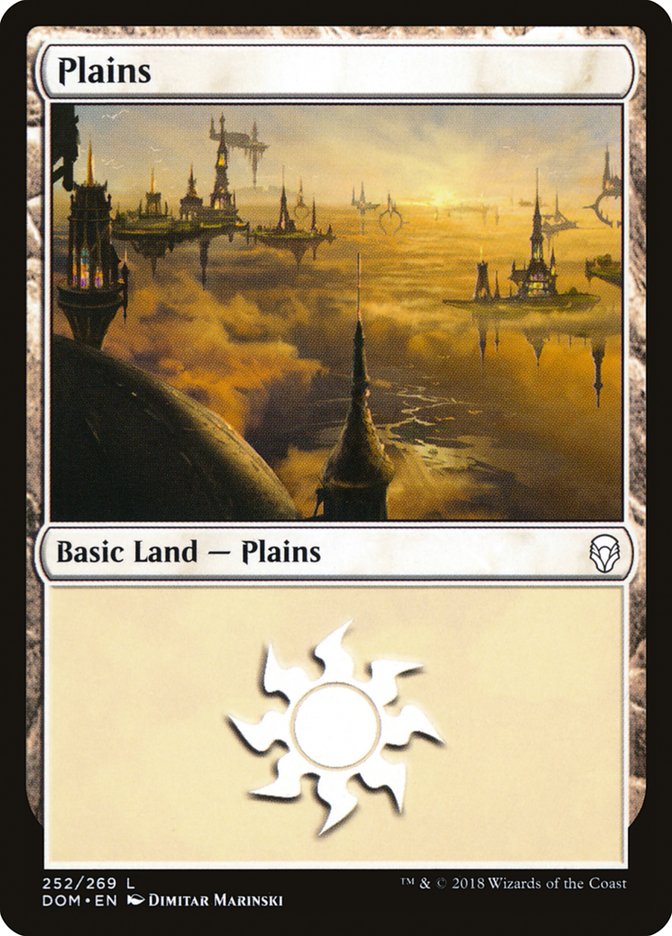 Plains (252) [Dominaria] [Foil]