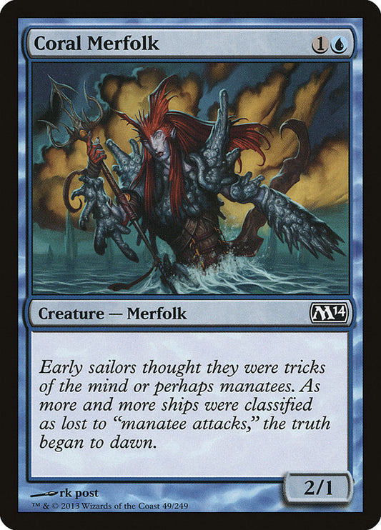 Coral Merfolk [Core Set 2014]