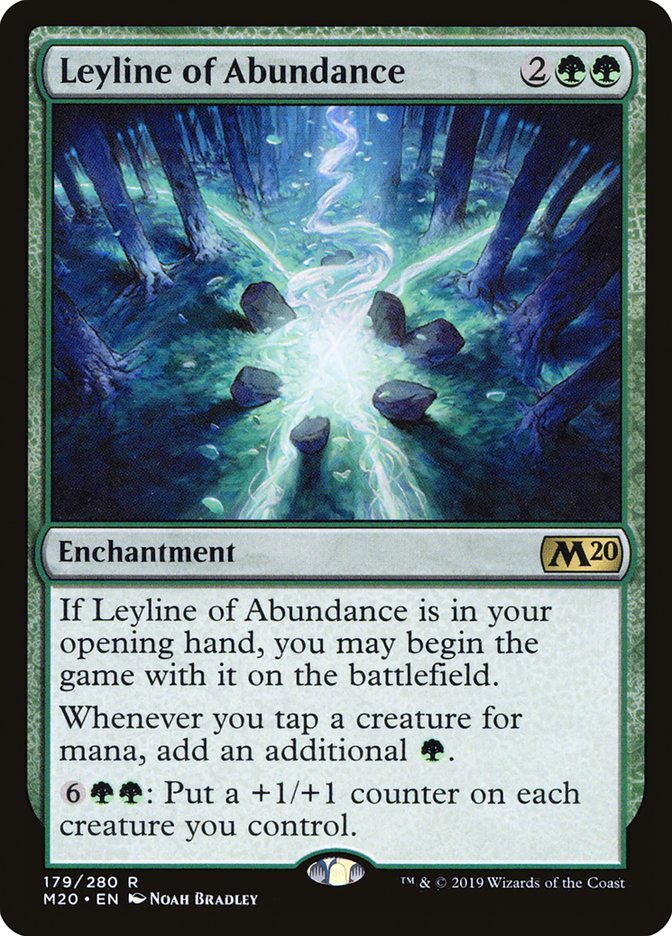 Leyline of Abundance [Core Set 2020] [Foil]