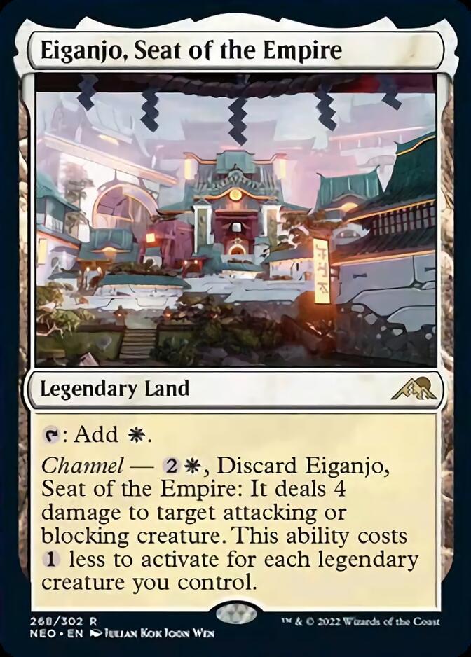 Eiganjo, Seat of the Empire [Kamigawa: Neon Dynasty] [Foil]