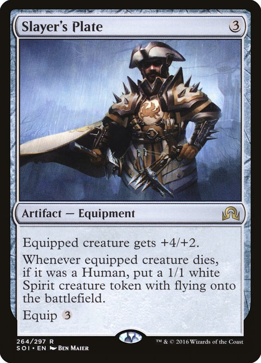 Slayer's Plate [Shadows over Innistrad] [Foil]