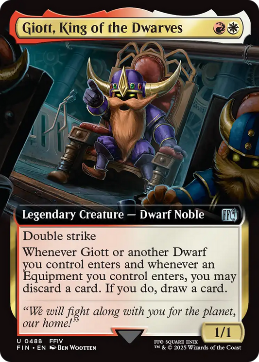 Giott, King of the Dwarves (Extended Art) [FINAL FANTASY] [Foil]