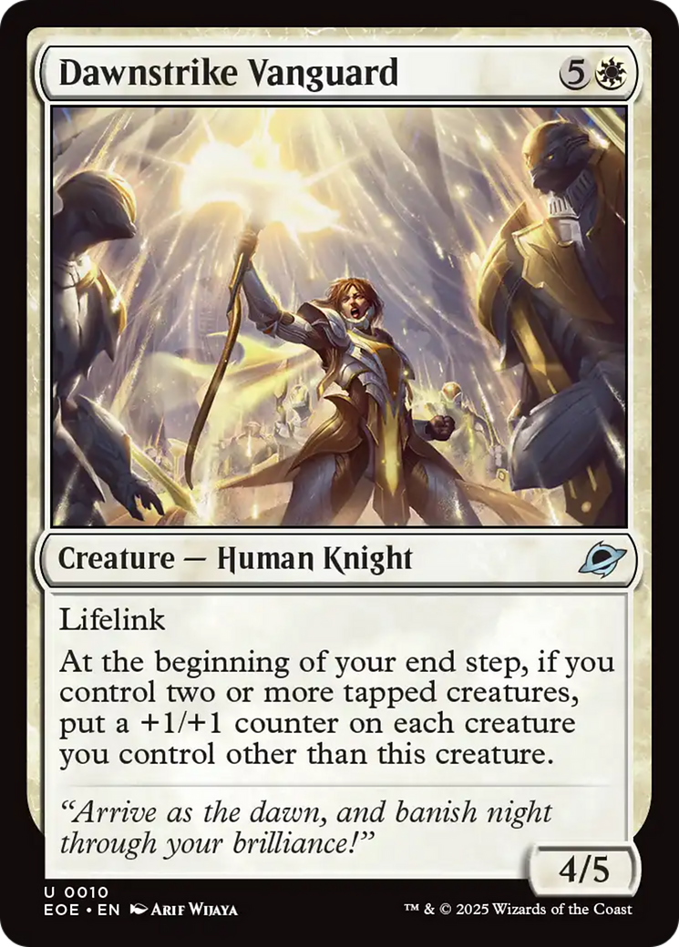 Dawnstrike Vanguard [Edge of Eternities] [Foil]