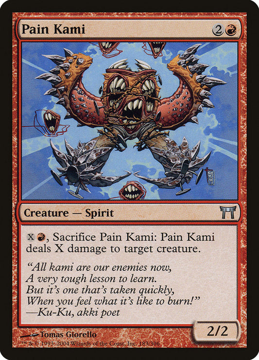 Pain Kami [Champions of Kamigawa] [Foil]