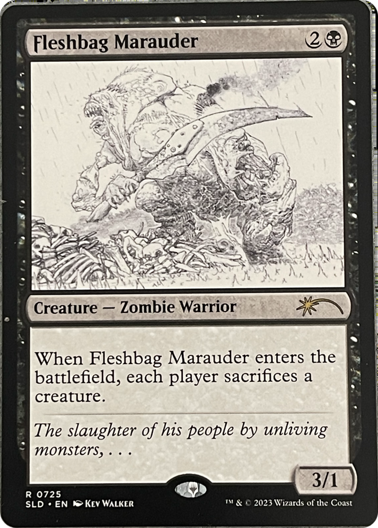Fleshbag Marauder (Sketch Showcase) [Secret Lair Drop Series] [Foil]