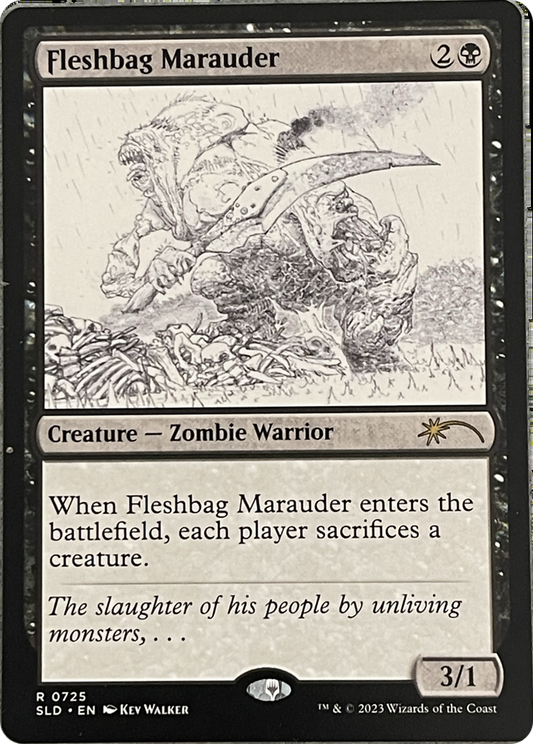 Fleshbag Marauder (Sketch Showcase) [Secret Lair Drop Series] [Foil]