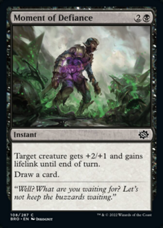 Moment of Defiance [The Brothers' War] [Foil]