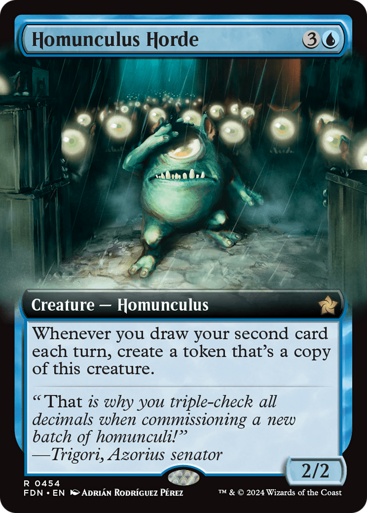 Homunculus Horde (Extended Art) [Foundations] [Foil]