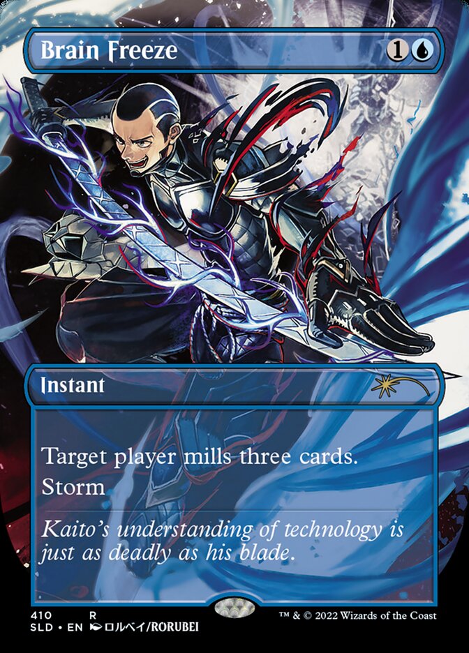 Brain Freeze (Borderless) [Secret Lair Drop Series] [Foil]