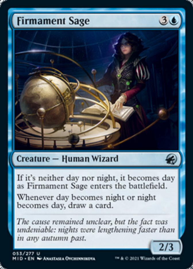Firmament Sage [Innistrad: Midnight Hunt] [Foil]