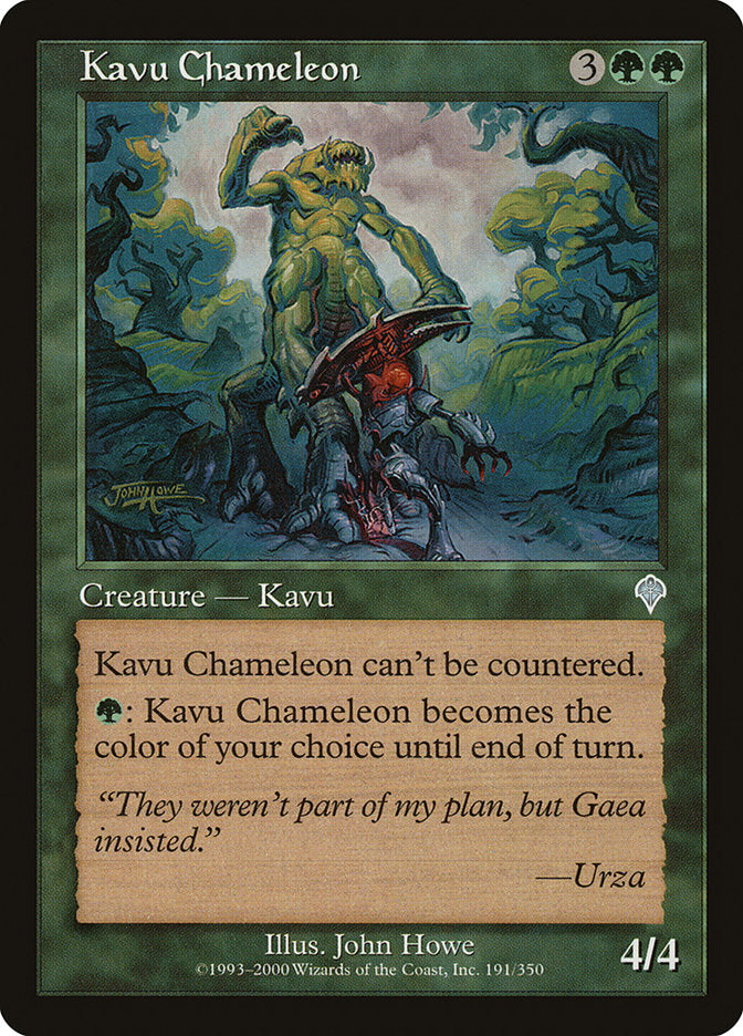 Kavu Chameleon [Invasion] [Foil]
