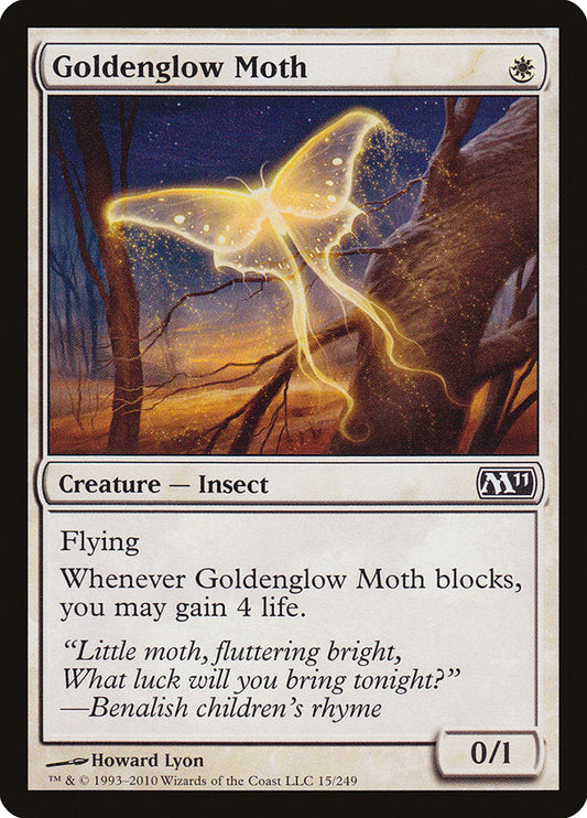 Goldenglow Moth [Core Set 2011] [Foil]