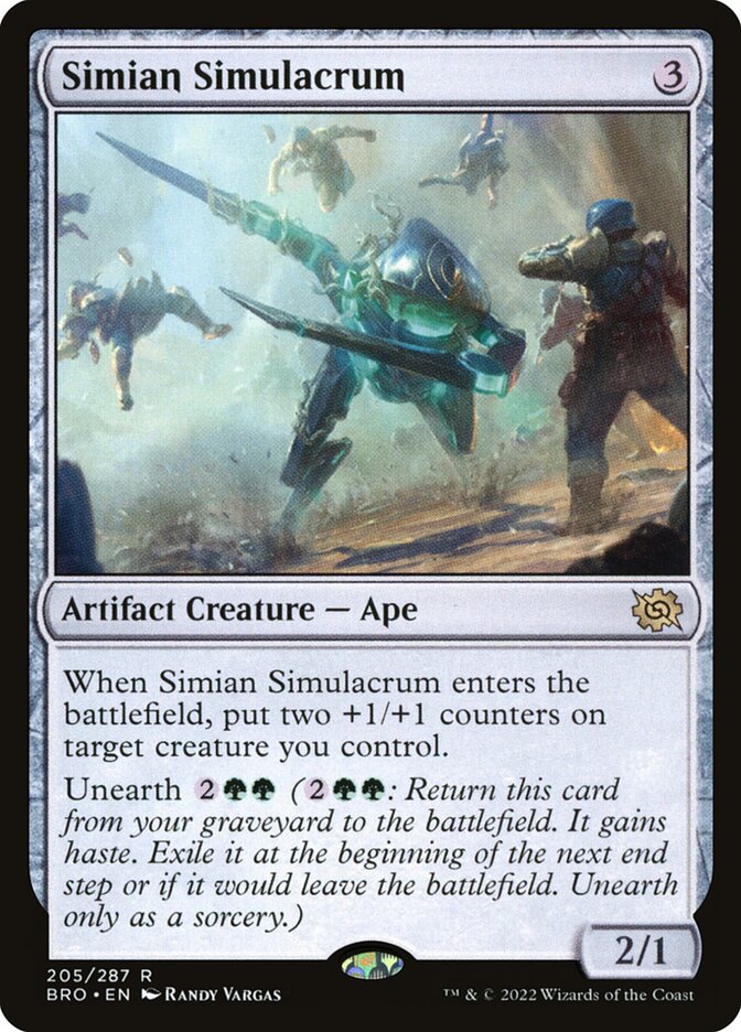 Simian Simulacrum [The Brothers' War] [Foil]