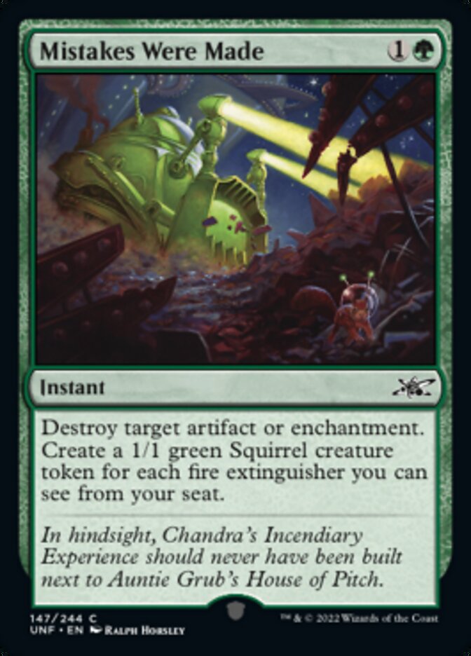 Mistakes Were Made [Unfinity] [Foil]