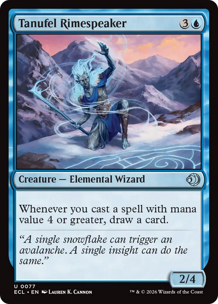 Tanufel Rimespeaker [Lorwyn Eclipsed] [Foil]