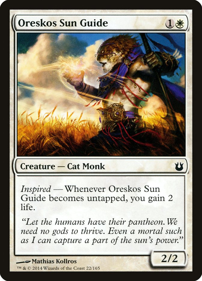 Oreskos Sun Guide [Born of the Gods] [Foil]
