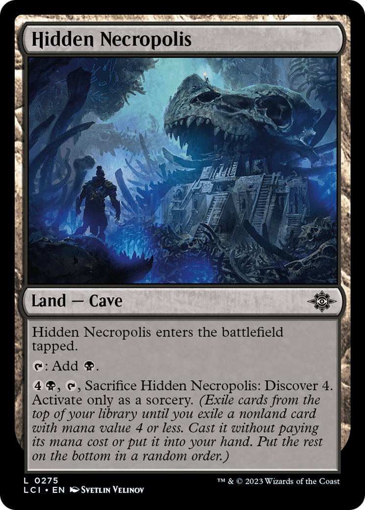 Hidden Necropolis [The Lost Caverns of Ixalan] [Foil]
