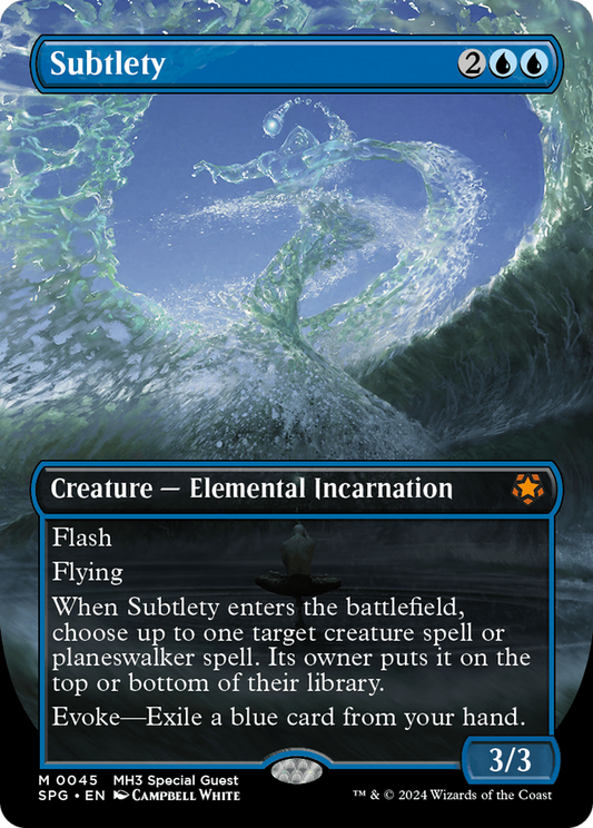 Subtlety (Borderless) [Modern Horizons 3 Special Guests] [Foil]