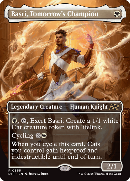 Basri, Tomorrow's Champion (Borderless) [Aetherdrift] [Foil]