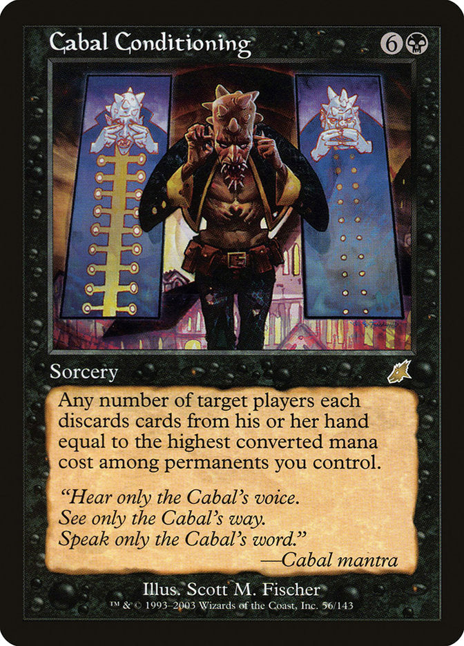 Cabal Conditioning [Scourge] [Foil]