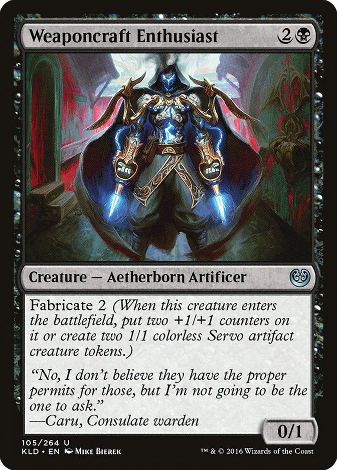 Weaponcraft Enthusiast [Kaladesh] [Foil]