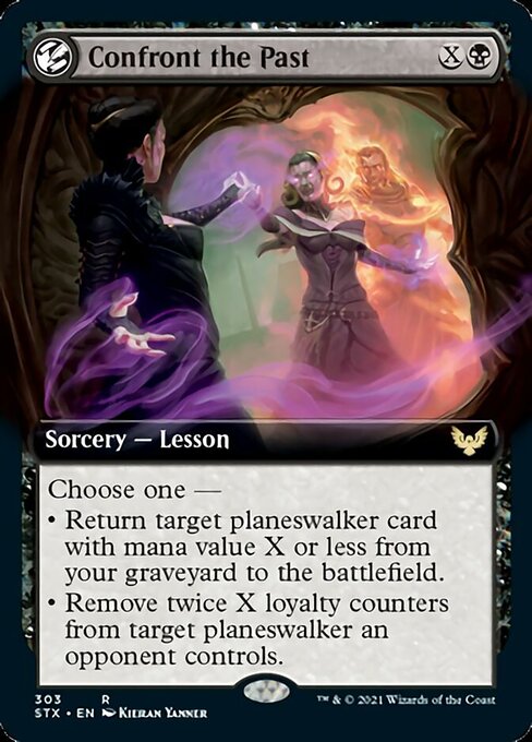 Confront the Past (Extended Art) [Strixhaven: School of Mages] [Foil]