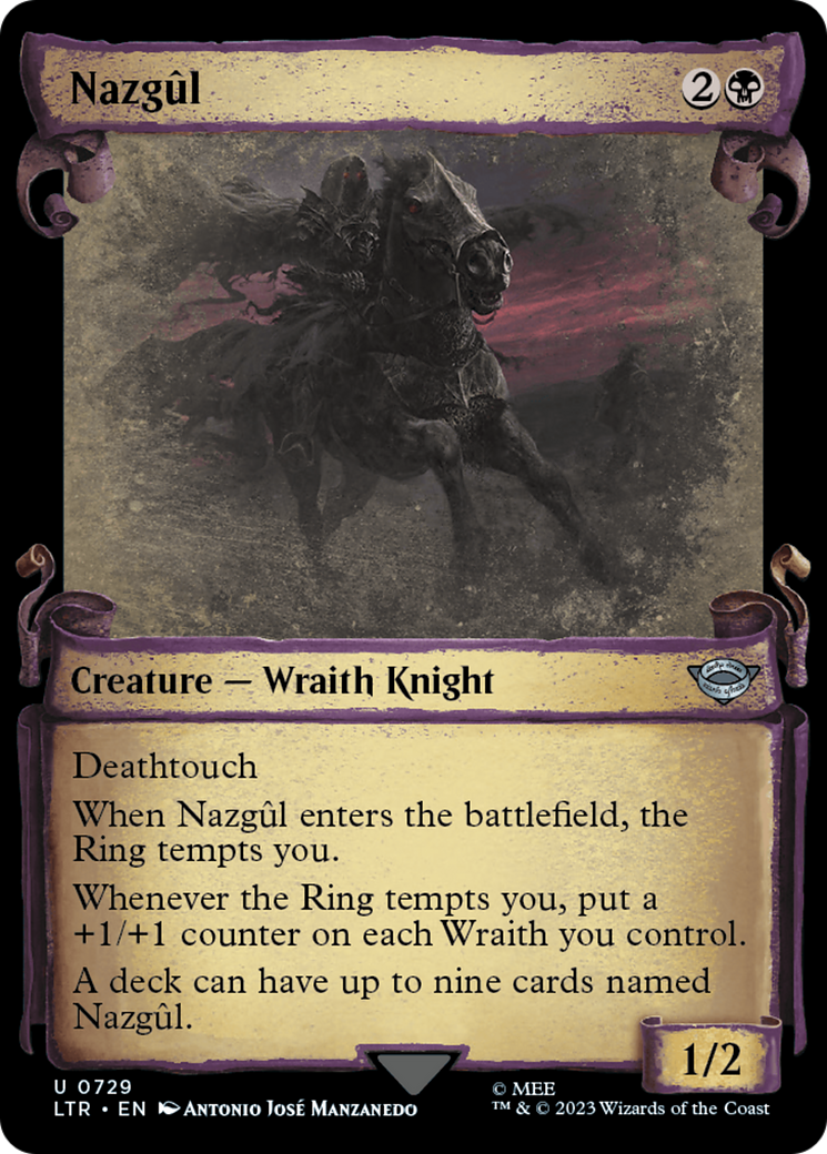 Nazgul (0729) [The Lord of the Rings: Tales of Middle-Earth Showcase Scrolls] [Foil]