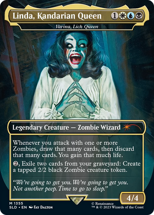 Linda, Kandarian Queen - Varina, Lich Queen [Secret Lair Drop Series] [Foil]