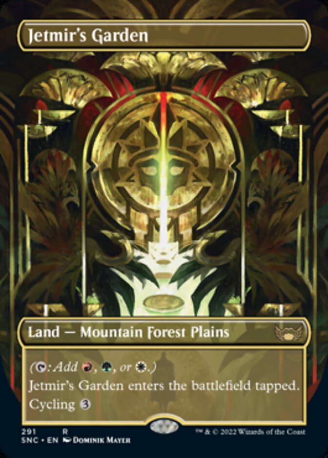 Jetmir's Garden (Borderless Alternate Art) [Streets of New Capenna] [Foil]
