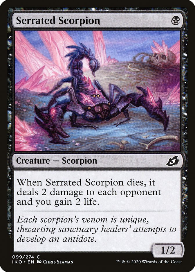 Serrated Scorpion [Ikoria: Lair of Behemoths] [Foil]