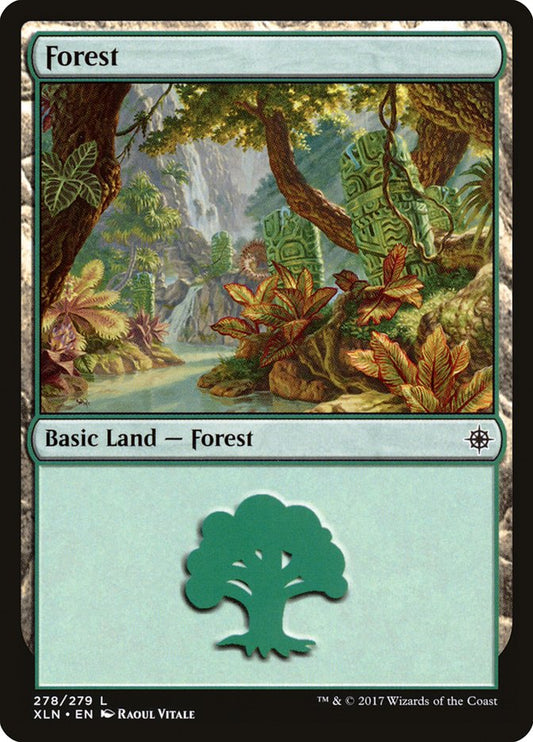Forest (278) [Ixalan] [Foil]