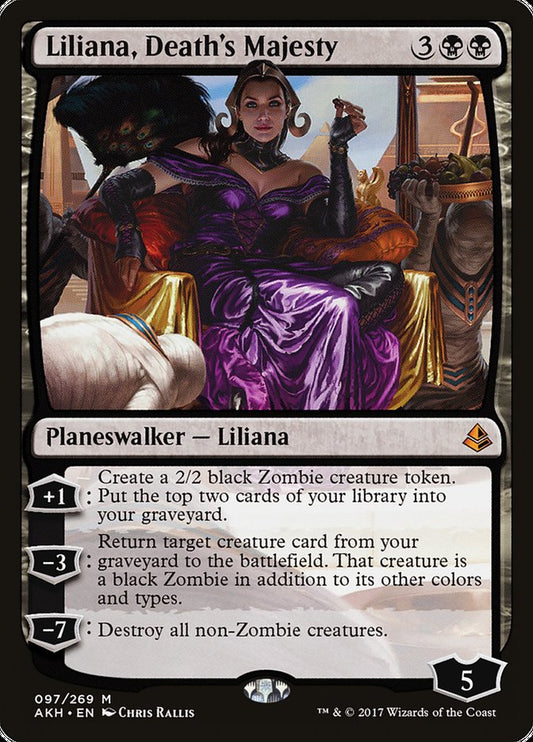 Liliana, Death's Majesty [Amonkhet] [Foil]