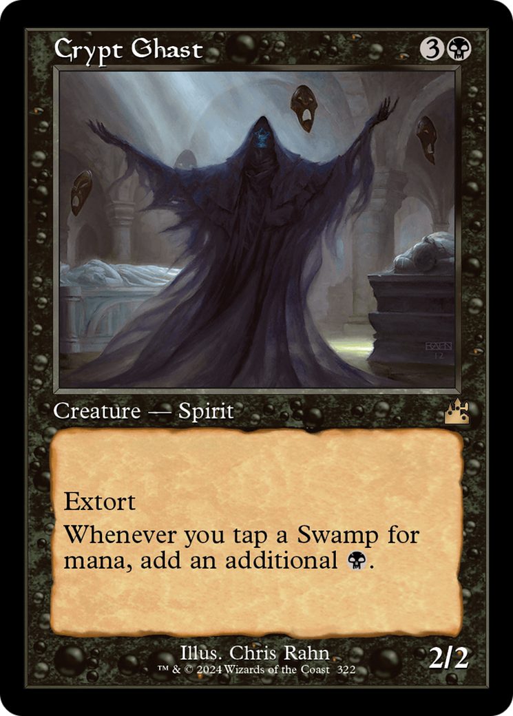 Crypt Ghast (Retro Frame) [Ravnica Remastered] [Foil]