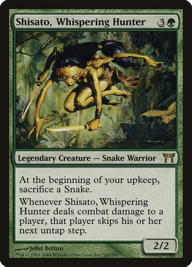 Shisato, Whispering Hunter [Champions of Kamigawa] [Foil]
