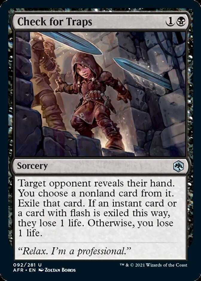 Check for Traps [Dungeons & Dragons: Adventures in the Forgotten Realms] [Foil]