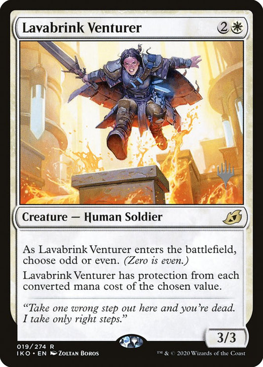 Lavabrink Venturer (Promo Pack) [Ikoria: Lair of Behemoths Promos] [Foil]