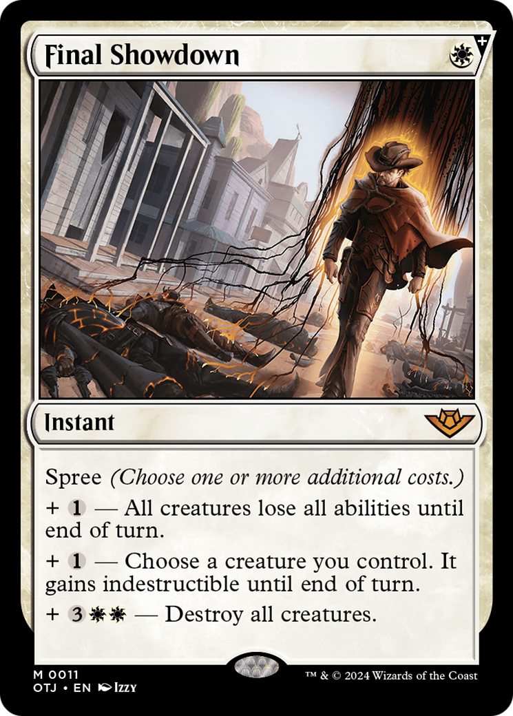 Final Showdown [Outlaws of Thunder Junction] [Foil]
