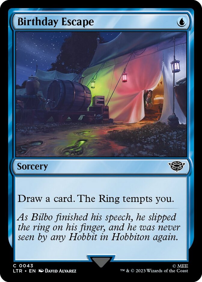 Birthday Escape [The Lord of the Rings: Tales of Middle-Earth] [Foil]