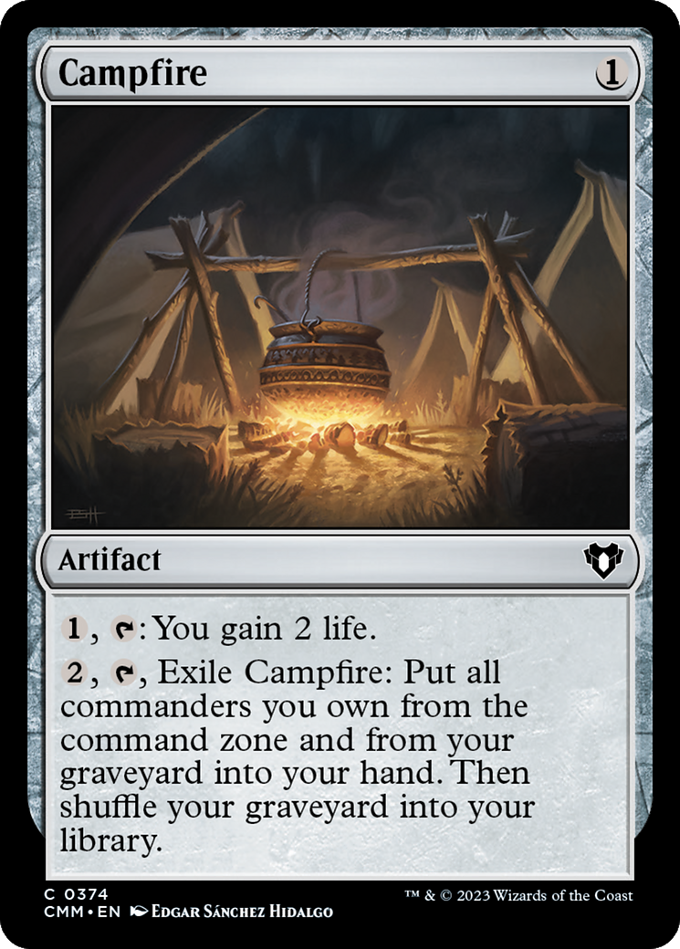 Campfire [Commander Masters] [Foil]