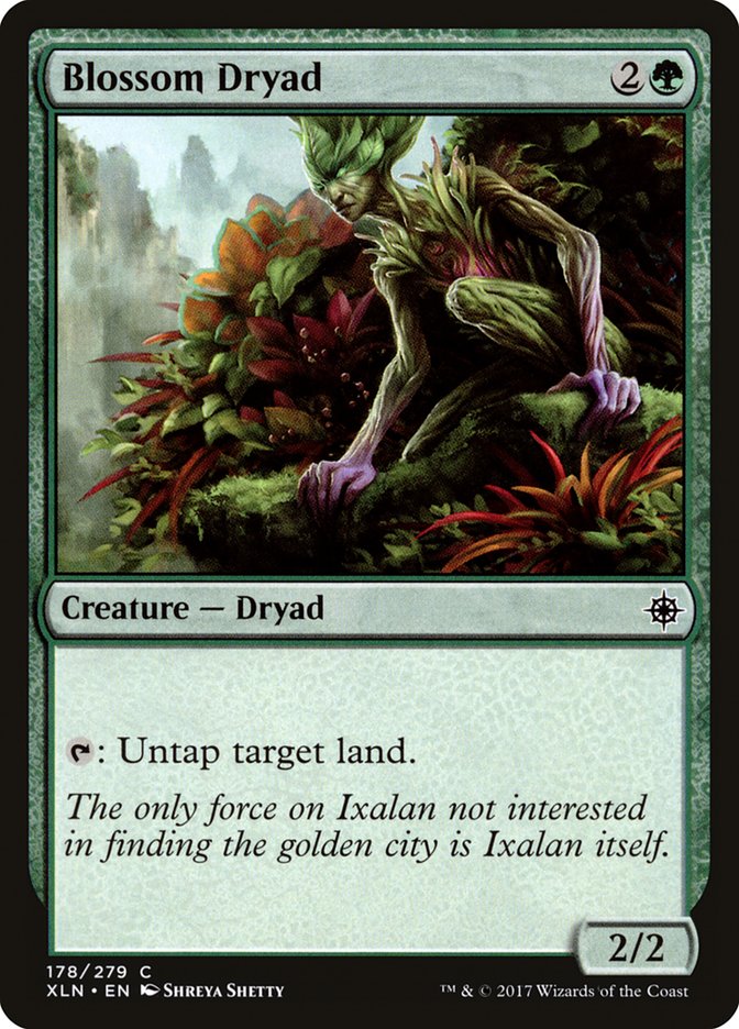 Blossom Dryad [Ixalan] [Foil]