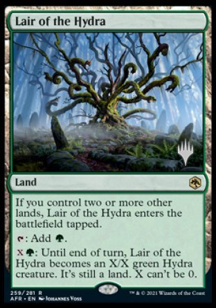 Lair of the Hydra (Promo Pack) [Dungeons & Dragons: Adventures in the Forgotten Realms Promos] [Foil]